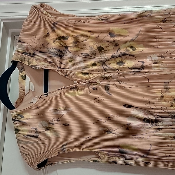 NEW H&M Conscious All Season Stunning Long Pleated Dress Size 2 - Picture 2 of 12